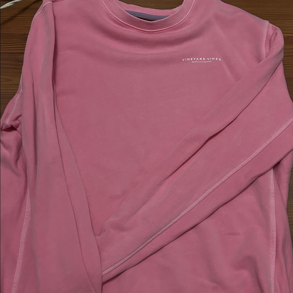 Vineyard Vines Classic Pink Crewneck